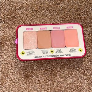 Highlight and bronzer pallet